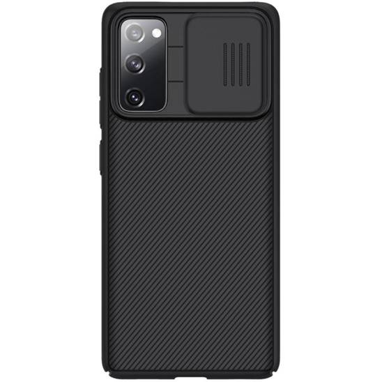 Case SAMSUNG GALAXY S20 FE / S20 LITE with camera cover Nillkin CamShield Case Hard PC black