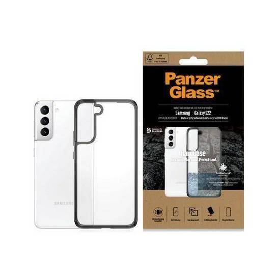 Case SAMSUNG GALAXY S22 PanzerGlass HardCase Antibacterial Military Grade Clear transparent