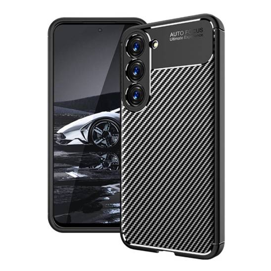 Case SAMSUNG GALAXY S23 Armored Shockproof Nexeri Carbon Fiber black