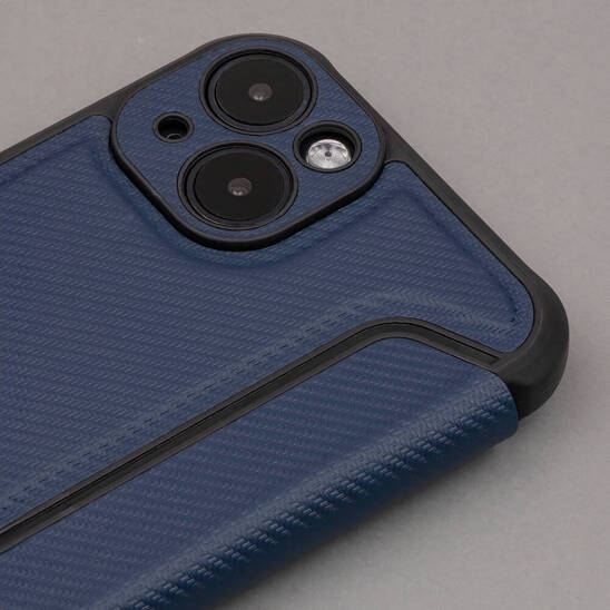 Case SAMSUNG GALAXY S23 Kabura Smart Carbon navy blue