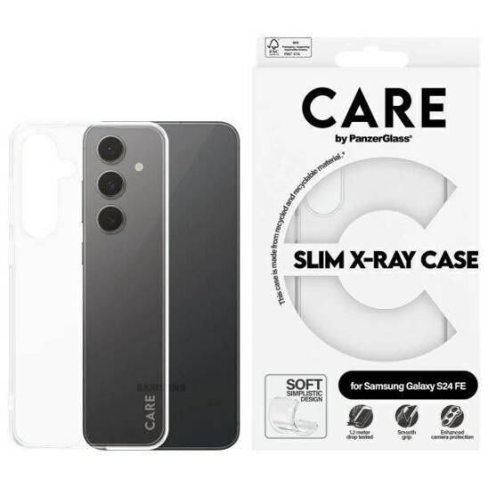 Case SAMSUNG GALAXY S24 FE CARE by PanzerGlass Slim X-Ray Case 1963 transparent