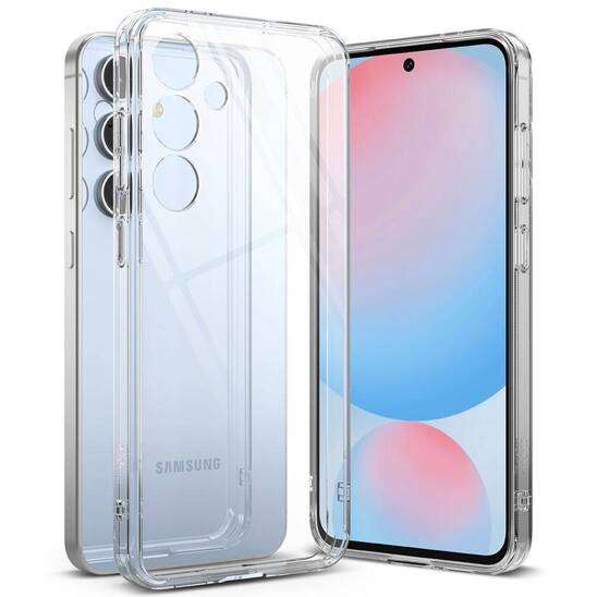 Case SAMSUNG GALAXY S24 FE Ringke Fusion Clear transparent