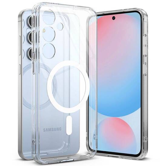 Case SAMSUNG GALAXY S24 FE Ringke Fusion Magnetic MagSafe Clear transparent