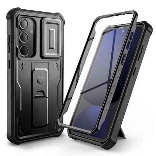 Case SAMSUNG GALAXY S24 FE Tech-Protect Kevlar Cam+ black