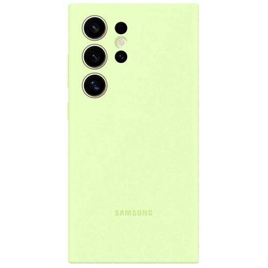 Case SAMSUNG GALAXY S24 ULTRA Silicone Case SAMSUNG (EF-PS928TGEGWW) light green