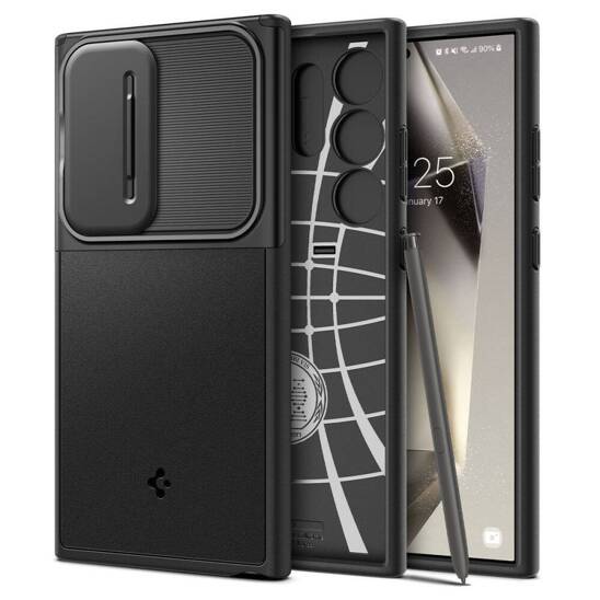 Case SAMSUNG GALAXY S24 ULTRA Spigen Optik Armor black