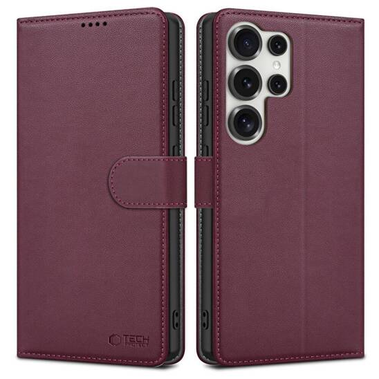 Case SAMSUNG GALAXY S25 ULTRA Tech-Protect Wallet Mulberry