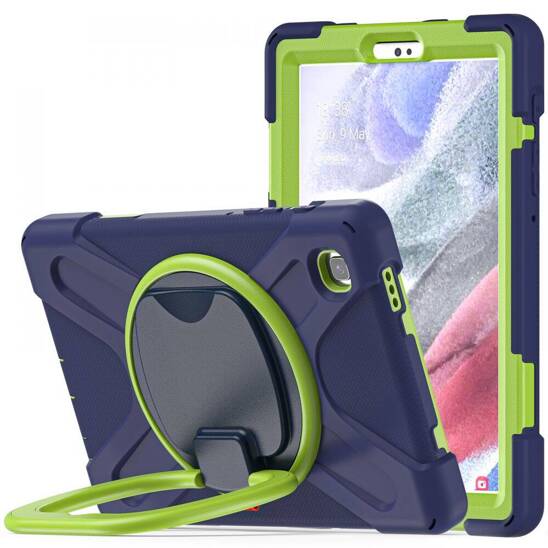 Case SAMSUNG GALAXY TAB A7 LITE 8.7 Tech-Protect X-Armor navy blue and lime