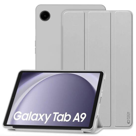 Case SAMSUNG GALAXY TAB A9 8.7 Tech-Protect SmartCase gray