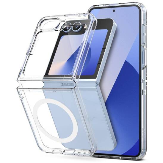 Case SAMSUNG GALAXY Z FLIP 6 Ringke Fusion Magnetic MagSafe Clear transparent