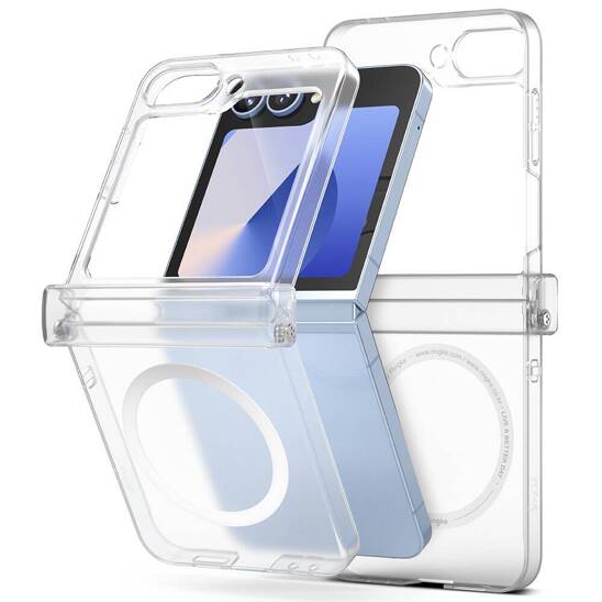 Case SAMSUNG GALAXY Z FLIP 6 Ringke Slim Hinge Magnetic MagSafe Clear transparent