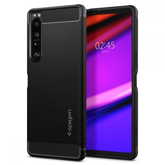 Case SONY XPERIA 1 IV Spigen Rugged Armor Matte black