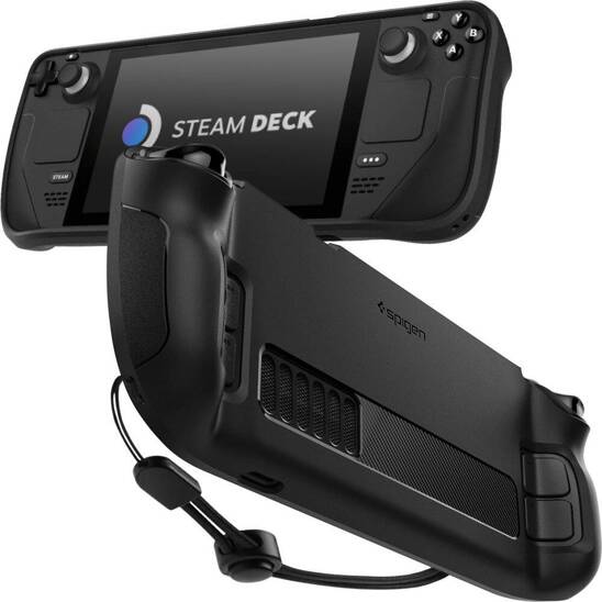 Case STEAM DECK Spigen Rugged Armor Matte black