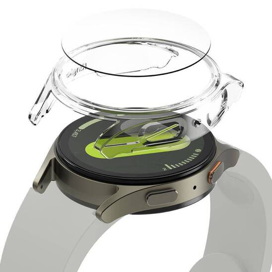 Case + Tempered Glass SAMSUNG GALAXY WATCH 7 (40MM) Ringke Slim & Tempered Glass Clear transparent