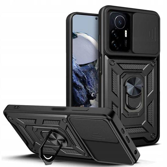 Case XIAOMI 12T / 12T PRO Tech-Protect Camshield Pro black