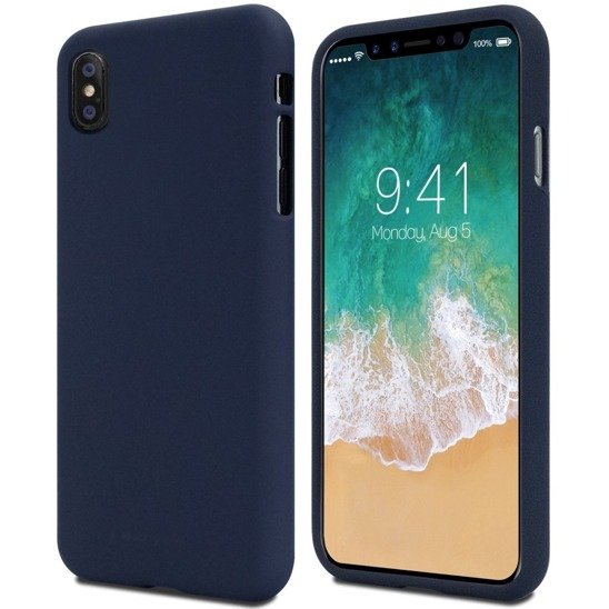 Case XIAOMI MI NOTE 10 Soft Jelly navy blue