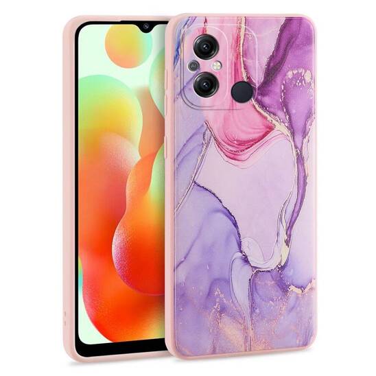 Case XIAOMI REDMI 12C Tech-Protect Mood Marble purple