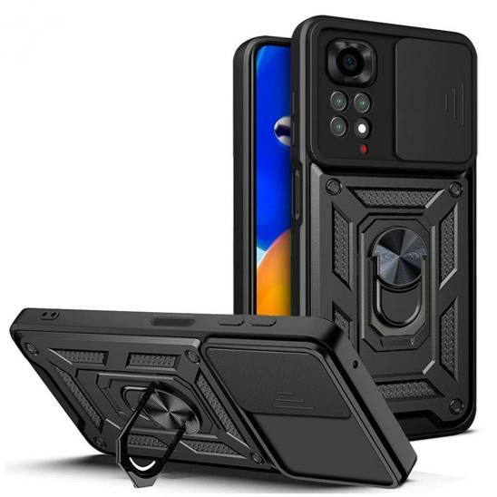 Case XIAOMI REDMI NOTE 11 4G / NOTE 11S Tech-Protect Camshield Pro black