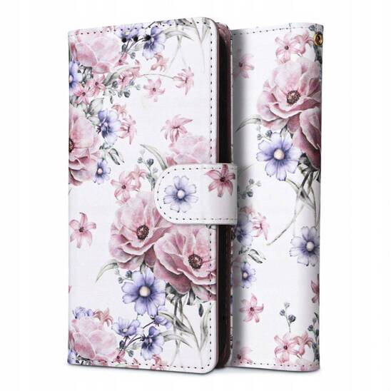 Case XIAOMI REDMI NOTE 12 4G Tech-Protect Wallet Blossom Flower pattern