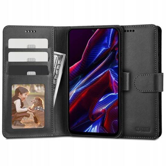 Case XIAOMI REDMI NOTE 12 5G / POCO X5 5G Tech-Protect Wallet black
