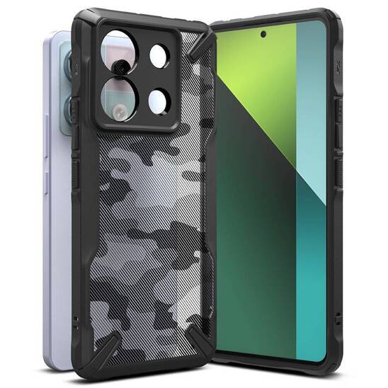 Case XIAOMI REDMI NOTE 13 PRO 5G / POCO X6 5G Ringke Fusion-X Camo black