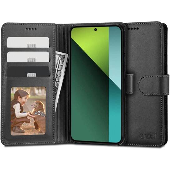 Case XIAOMI REDMI NOTE 13 PRO 5G / POCO X6 5G Tech-Protect Wallet black