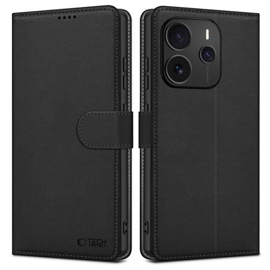 Case XIAOMI REDMI NOTE 14 5G Tech-Protect Wallet Matte black