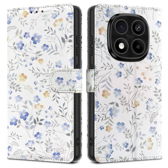 Case XIAOMI REDMI NOTE 14 PRO 5G / 14 PRO+ 5G / POCO X7 5G Tech-Protect Wallet Spring Flowers