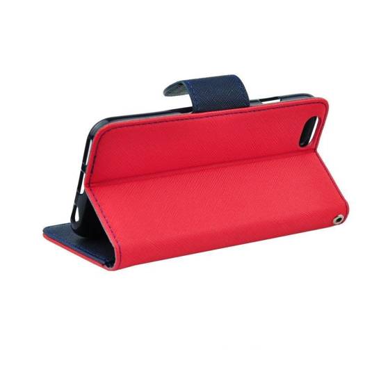 Case XIAOMI REDMI NOTE 8 PRO Fancy Case Wallet with a Flap red-navy blue