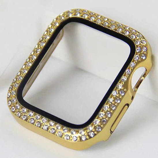 Case for APPLE WATCH 4 / 5 / 6 / SE (40MM) Diamond Bumper gold