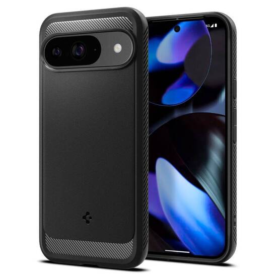 Case for GOOGLE PIXEL 9 / 9 PRO Spigen Rugged Armor Matte black