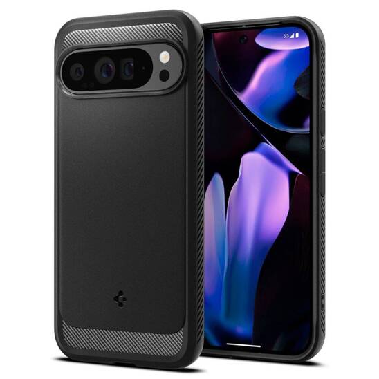 Case for GOOGLE PIXEL 9 PRO XL Spigen Rugged Armor Matte black