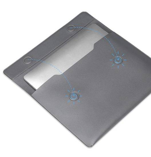 Case for Laptop 14" Tech-Protect Chloi dark gray