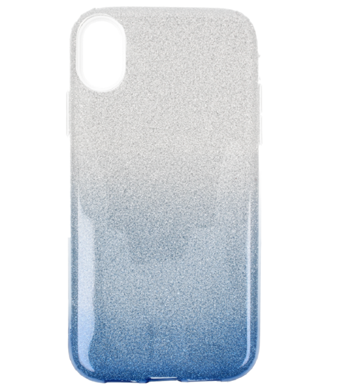 Glitter Case IPHONE XS MAX silver blue