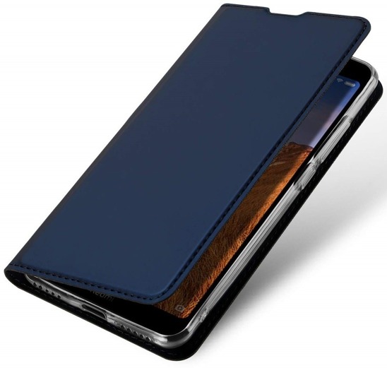 HUAWEI MATE 30 LITE Dux Ducis Skin Leather Flip case navy blue