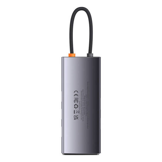 Hub 6in1 Baseus Metal Gleam Series, USB-C to 3x USB 3.0 + 2x HDMI + USB-C PD
