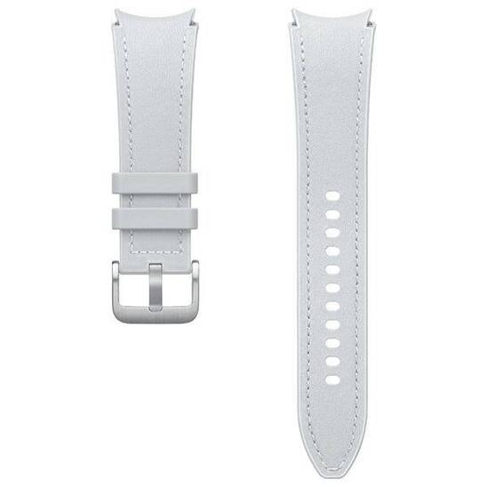 Hybrid Eco-Leather Band Samsung ET-SHR96LSEGEU for Watch6 20mm M/L silver/silver