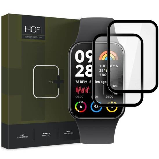 Hybrid Glass SMART BAND 8 PRO Hofi Hybrid Pro+ 2-pack black