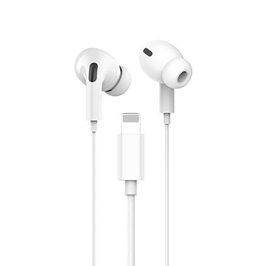 In-ear Earphones (iPhone Lightning) with Microphone Universal KAKU (KSC-333) white