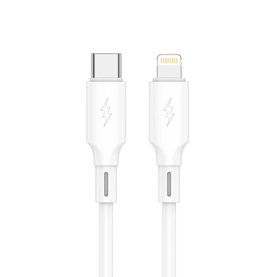 Jellico B24 PD 30W USB-C to Lightning cable 1m white