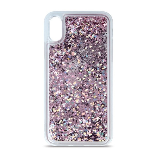 Liquid Sparkle case SAMSUNG GALAXY A70 purple