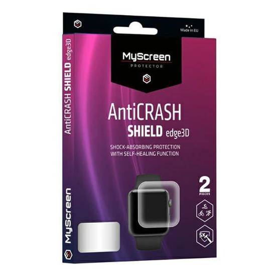 MS AntiCRASH SHIELD edge3D foil Apple Watch 7 45mm 2 pcs