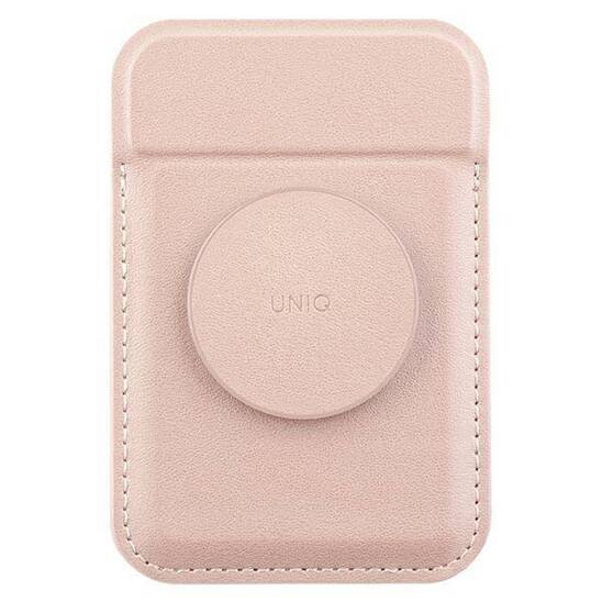 Magnetic Card MagSafe Wallet with Stand UNIQ Flixa pink