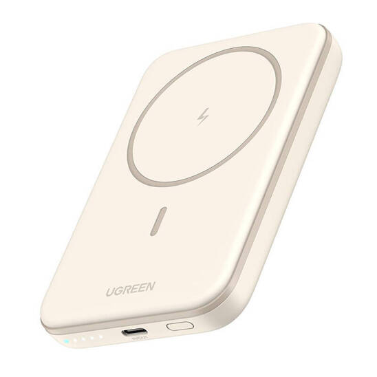 Magnetic Powerbank 5000mAh 15W USB-C UGREEN PB560 beige