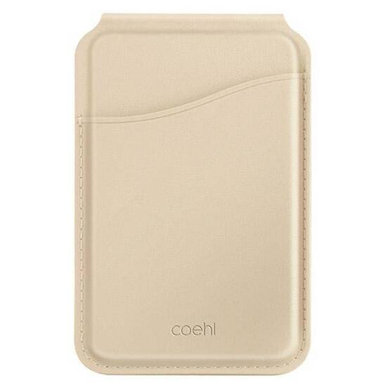 Magnetic Wallet with Mirror and Stand UNIQ Coehl Esme cream/cream