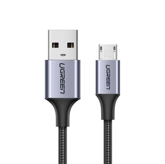 Micro USB cable UGREEN QC 3.0 2.4A 1m (black)