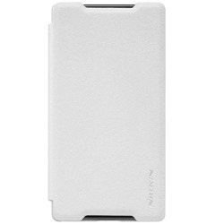 NILLIKIN WALLET FLIP SPARKLE CASE SONY Z5 MINI PREMIUM WHITE