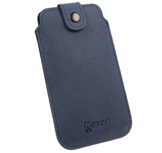 Nexeri Leather Pocket XXL SAMSUNG GALAXY S8+ PLUS / A51 navy blue