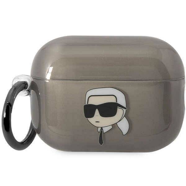 Original Case APPLE AIRPODS PRO 2 Karl Lagerfeld Ikonik Karl Lagerfeld (KKLAP2HNIKTCK) black