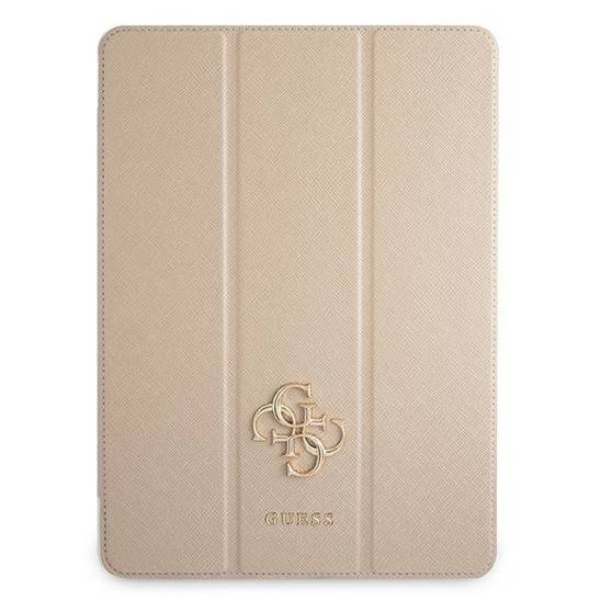 Original Case APPLE IPAD PRO 12.9 (5gen) Guess Book Cover Saffiano Collection (GUIC12PUSASGO) gold